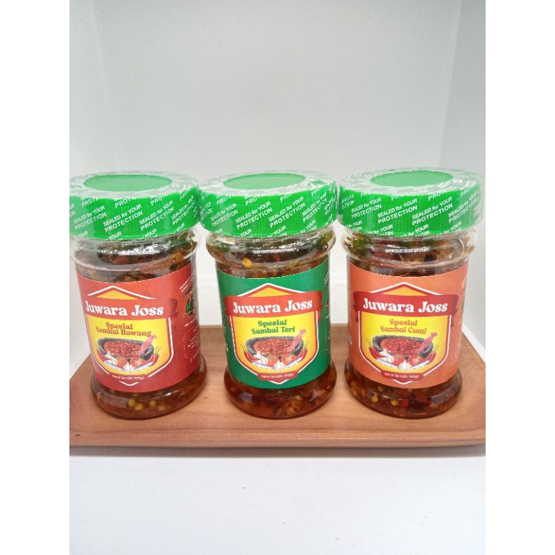 

SAMBAL TERI JUWARA JOSS NAGIH 150gram