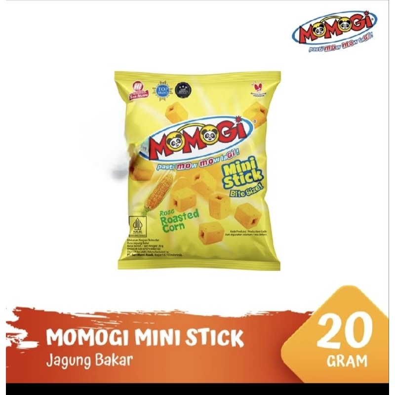 

MOMOGI JAGUNG/COKLAT 20 GRAM X 5 BUNGKUS / MOMOGI BKS BESAR 5 BKS