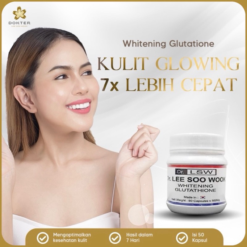ORIGINAL KOREA Obat Pemutih Kulit Badan 50 Kapsul