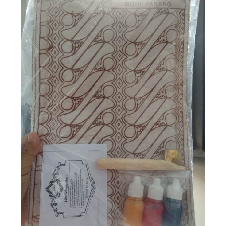 

On Sale Alat Batik Canting Paket Belajar Membatik Lengkap Kain cat batik canting