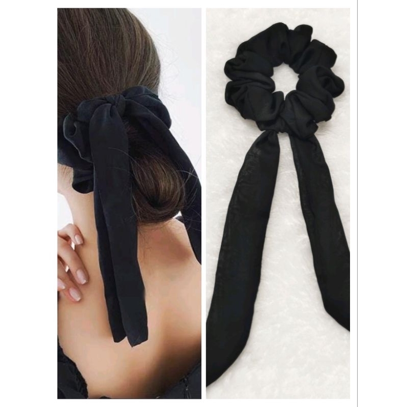 Ikat rambut/scrunchie pita panjang