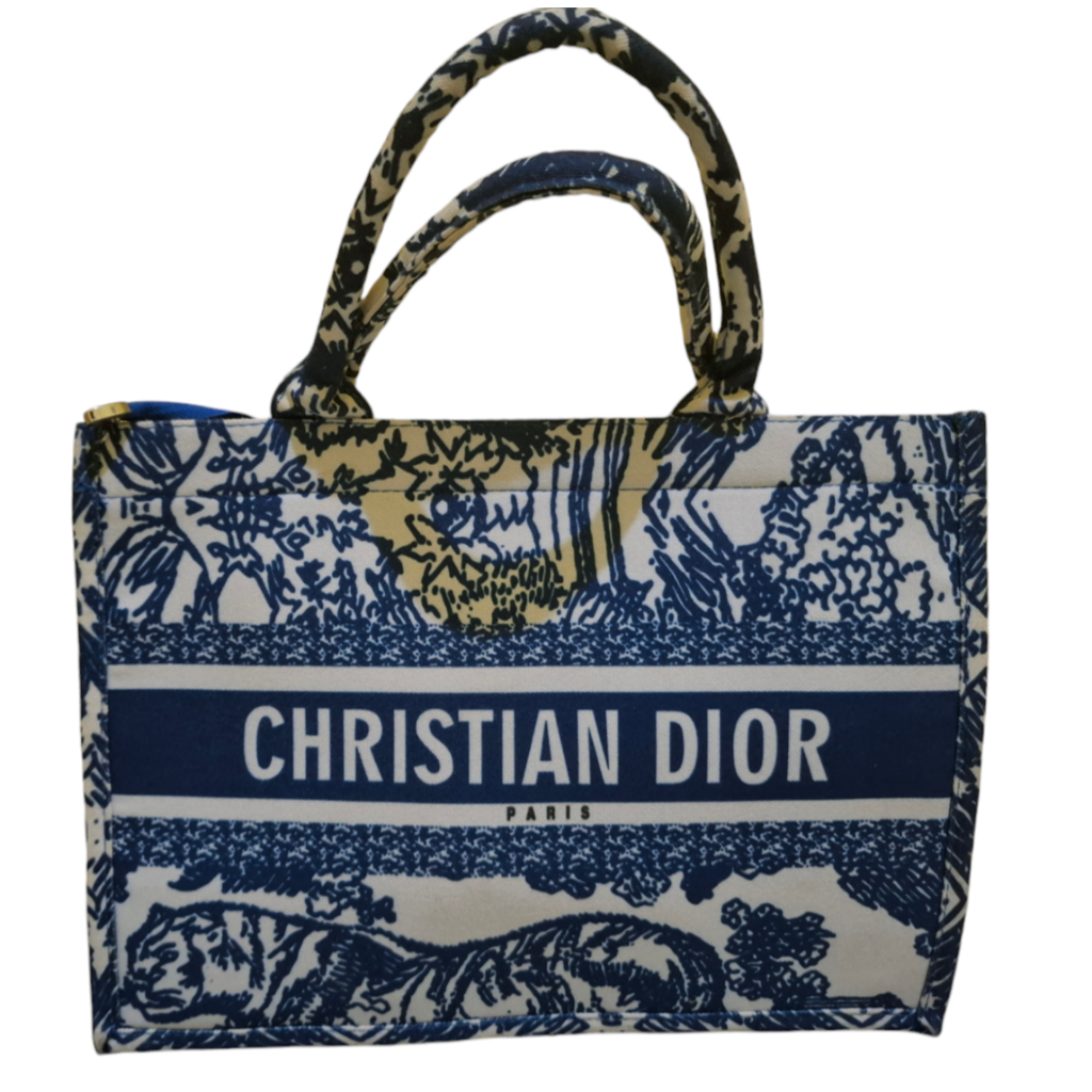 Tas Wanita - Biru Putih - Crsty Dior ( Bekas)