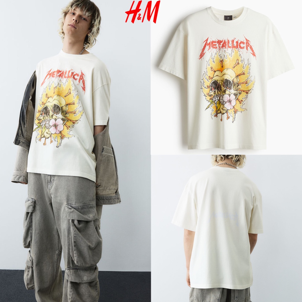 kaos band metallica by hnm Ukuran (S-3XL)