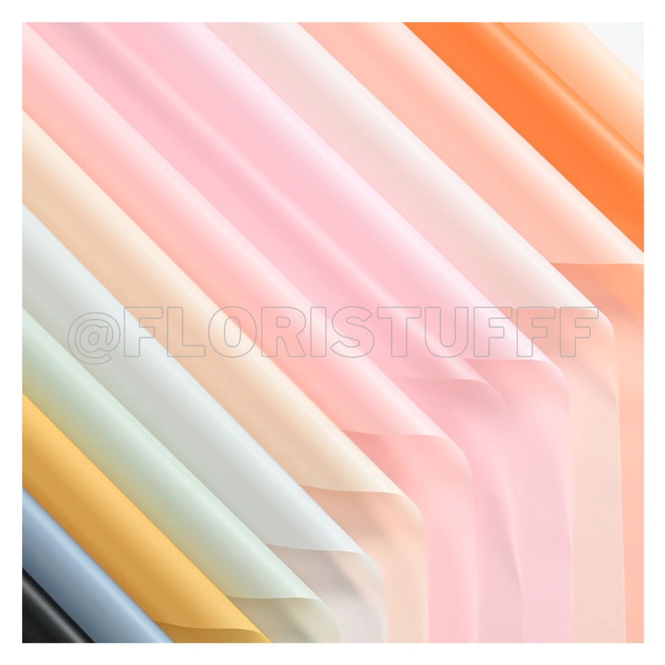 

Terkini 2 LEMBAR 1 PAK WRAPPING POLOS WRAPPING TANPA LIS KERTAS BUKET KERTAS CELLOPHANE