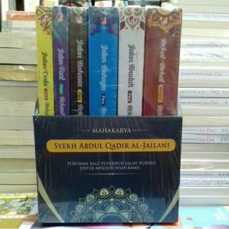 (Tanpa Box) Mahakarya Syaikh Abdul Qadir al-Jailani / 6 Buku Lengkap / Jalan Para Kekasih Allah
