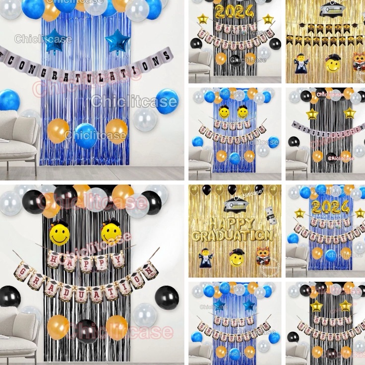 Order Sekarang  Balon Set Paket dekorasi happy graduation simple  paket dekorasi wisuda  paket dekor