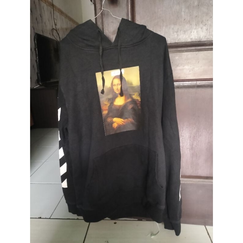 Hoodie off white monalisa