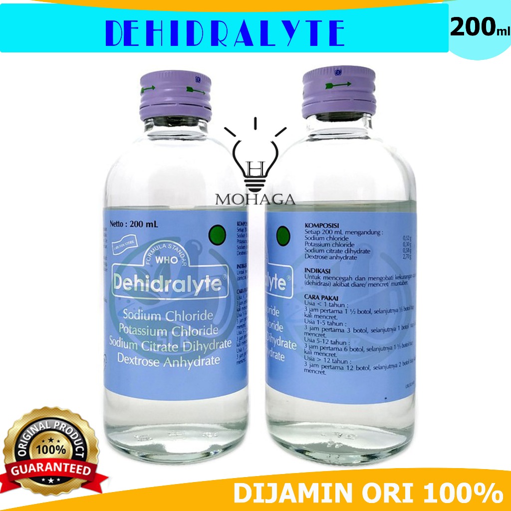 Dehidralyte Cairan Oralit Mencret Anak 200ml