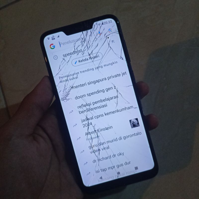 lcd asus zenfone max m2 original copotan bawaan