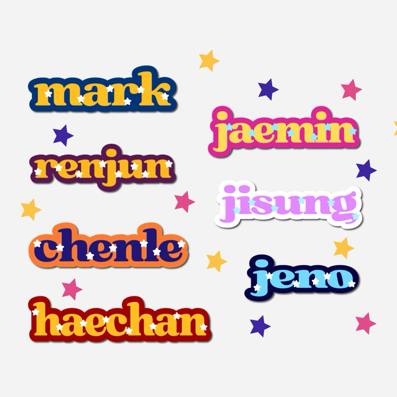 

NCT DREAM - Name Sticker | Sticker nama
