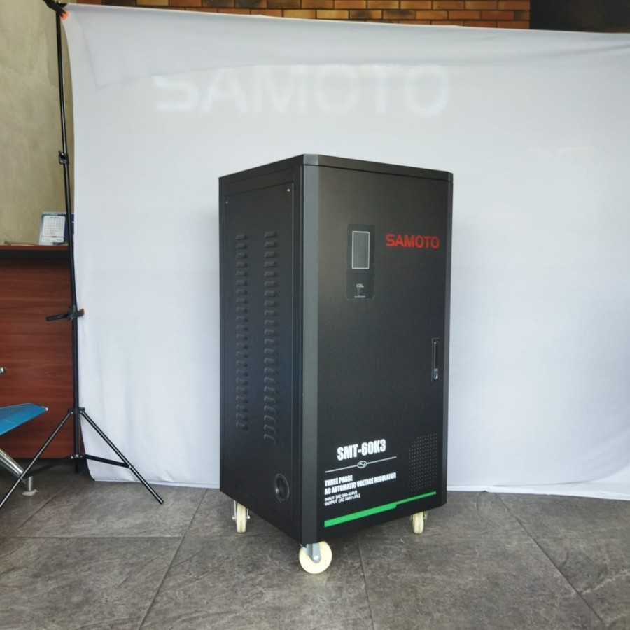 STABILIZER SAMOTO 60KVA 3 PHASE - AUTO VOLT STABILIZER SAMOTO 60000VA THREE PHASE