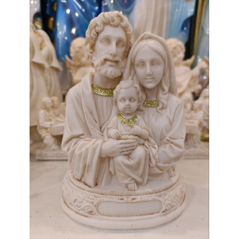 Patung Keluarga Kudus Setengah Badan 16cm Model Italy M27/5 (7781) - Patung Keluarga Kudus - Patung 