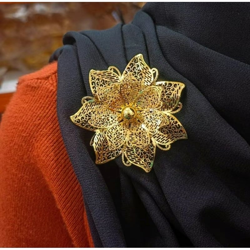 Bros Bunga Kendari Terlaris Berlapis Emas 24k