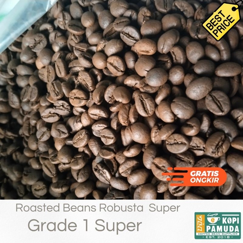 

Grosir Roasted Beans Robusta Grade 1 Biji Besar