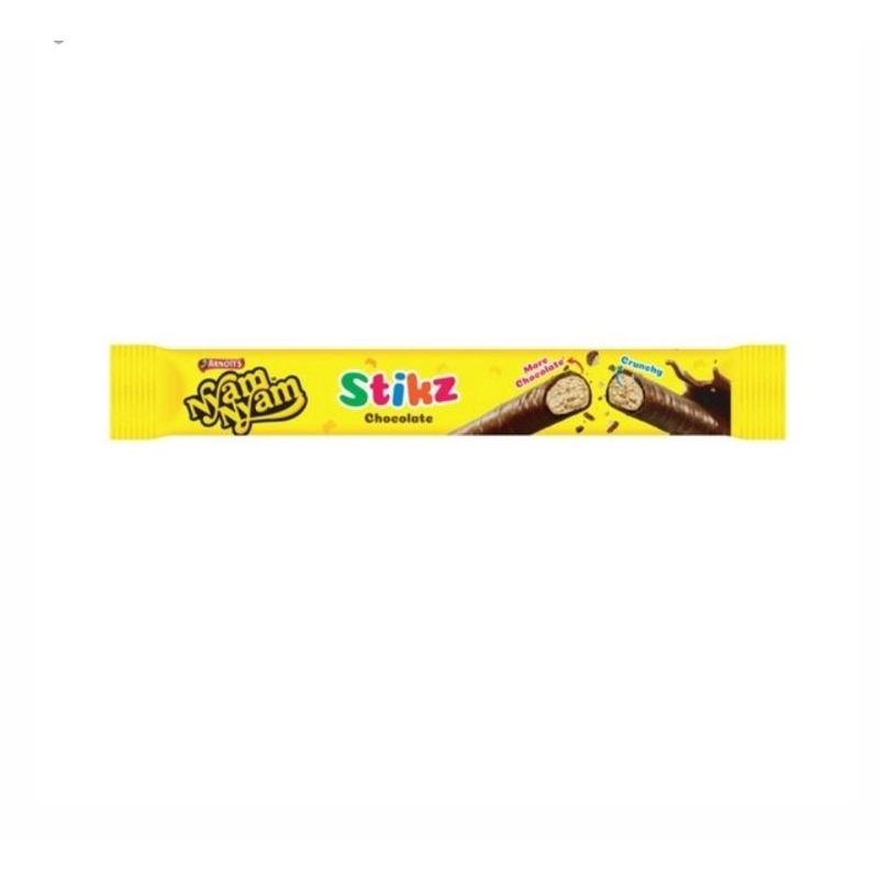 

NyamNyam Stikz / STIKZ / Nyam Nyam Stikz Chocolate Crunchy / Biskuit Stick
