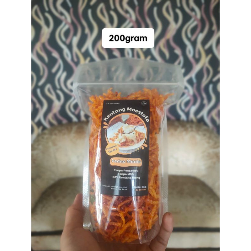 

Kentang Mustofa Manis Pedas by Sansan Netto 200g - Snack Makanan Ringan - Food