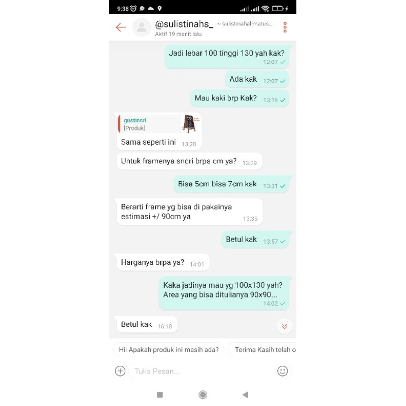 

Custom Papan Tulis 2 Muka 100x130