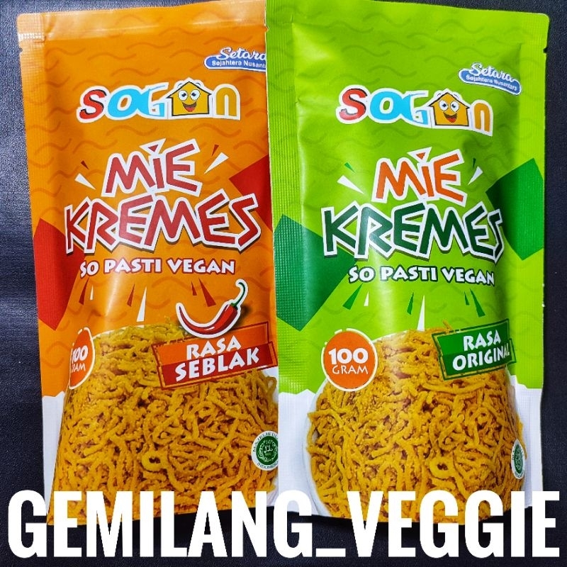 

mie kremes vegan vegetarian sogan