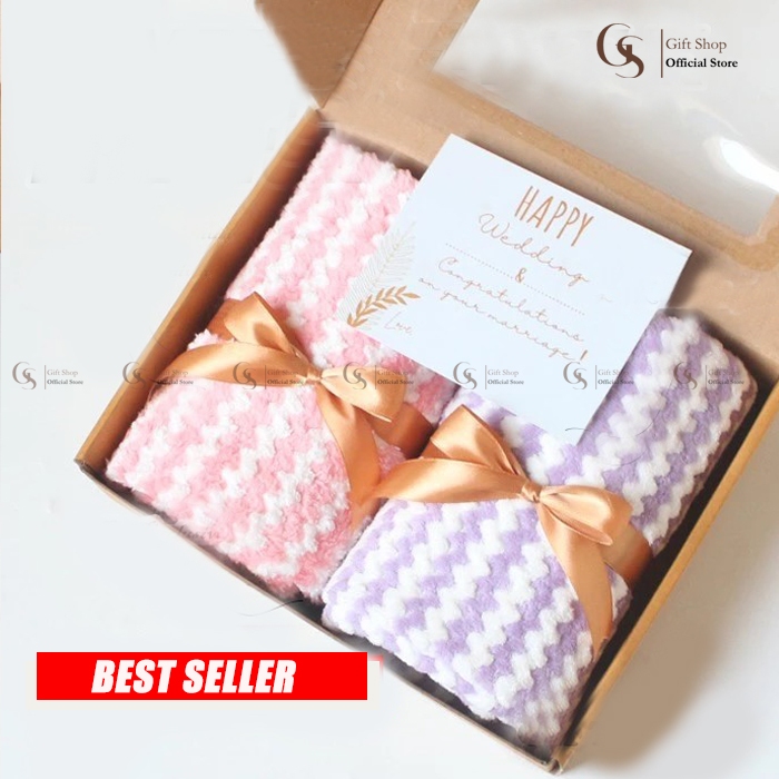 Kado Pernikahan Hampers Hadiah Nikahan Wedding Gift Box Couple Kado Nikah Handuk Couple Hampers