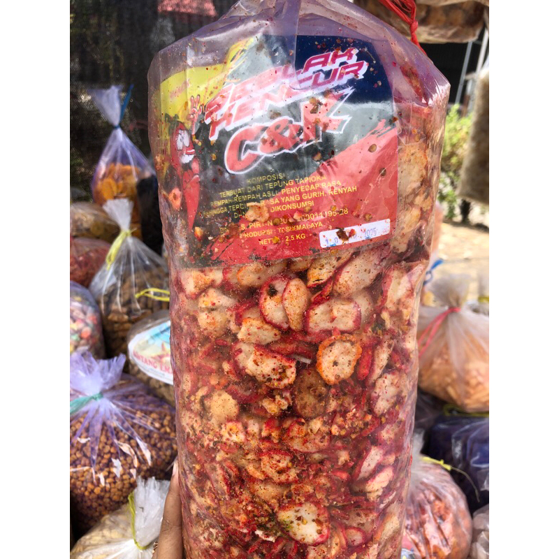 

krupuk seblak kencur 250gr