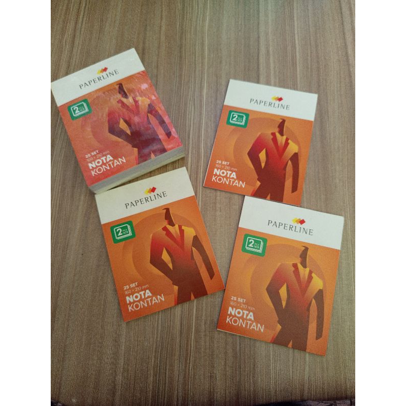 

NOTA KONTAN PAPERLINE 2 PLY (BESAR) PAK (ISI 10 BUKU)
