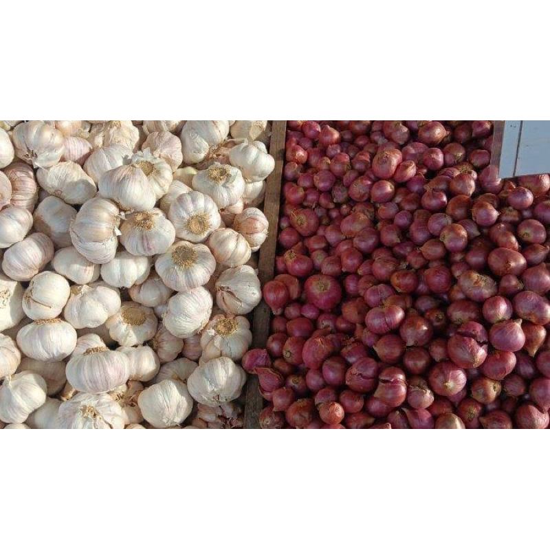 

bawang merah bawang putih combo mix masing2 500 gram