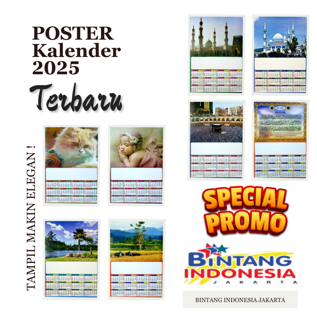 

Bintang Indonesia - Poster Kalender 2025
