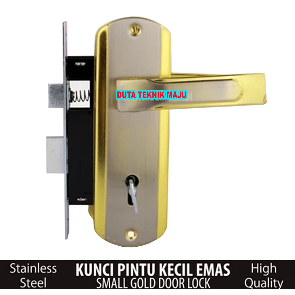 Kunci Gagang Handle Pintu Top i-Series Gold / Kunci Pintu Full Set Gagang Pintu