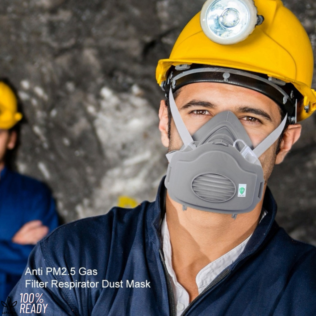 Masker anti debu untuk kerja / Masker Polusi Anti Debu / Masker Debu Anti Polusi Filter Udara