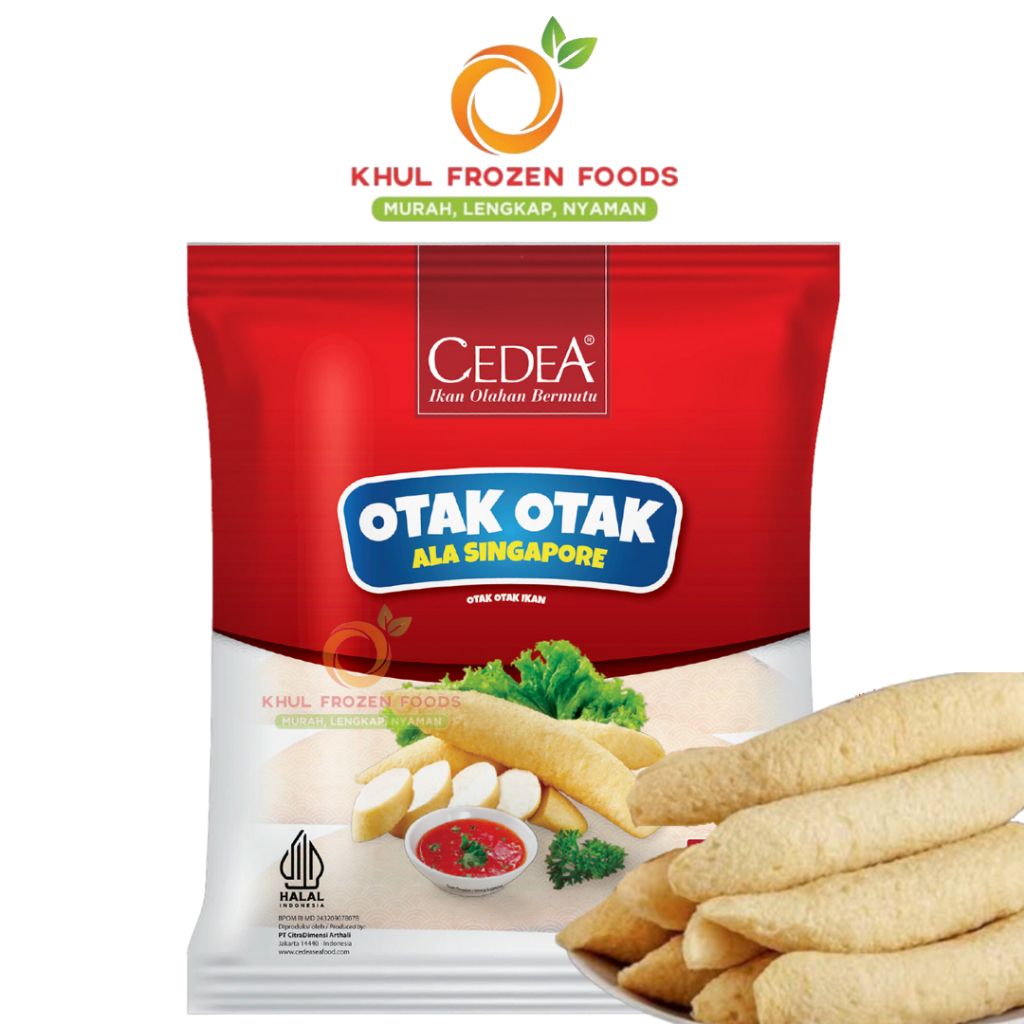 

Cedea Otak - Otak Singapore 1Kg/ Otak-otak besar/ Surimi/ Suki-suki/ Olahan ikan