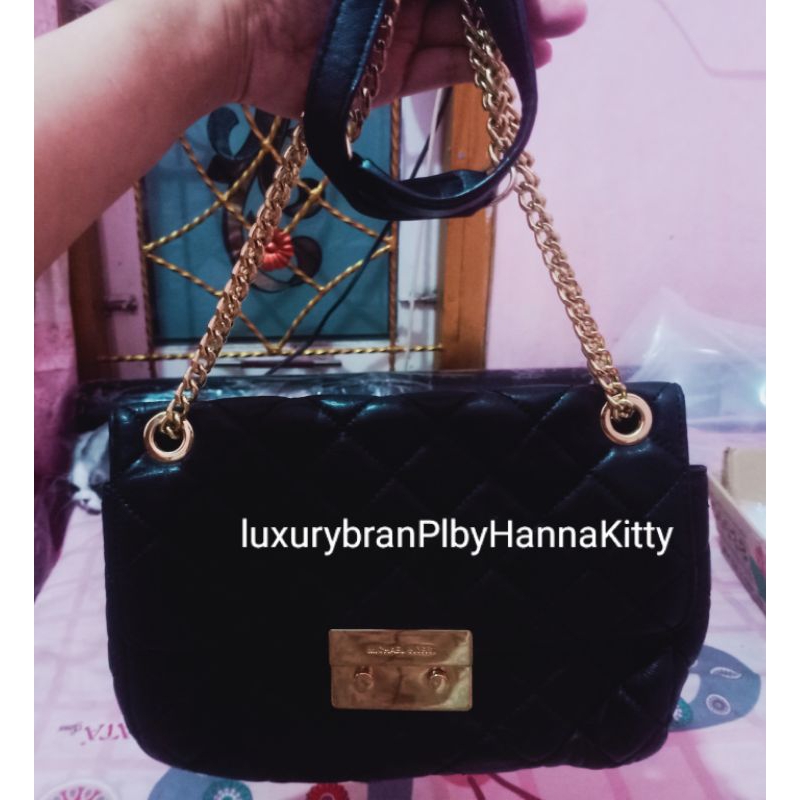 MK Sloan black leather original