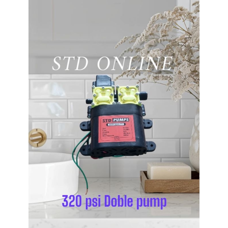 DUALPUMP 320PSI POMPA STEAM DINAMU POMPA DOBLE