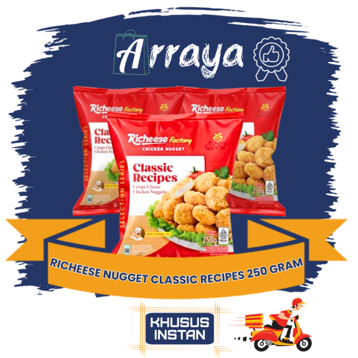 

RICHEESE CHICKEN NUGGET CLASSIC RECIPES 250 GRAM