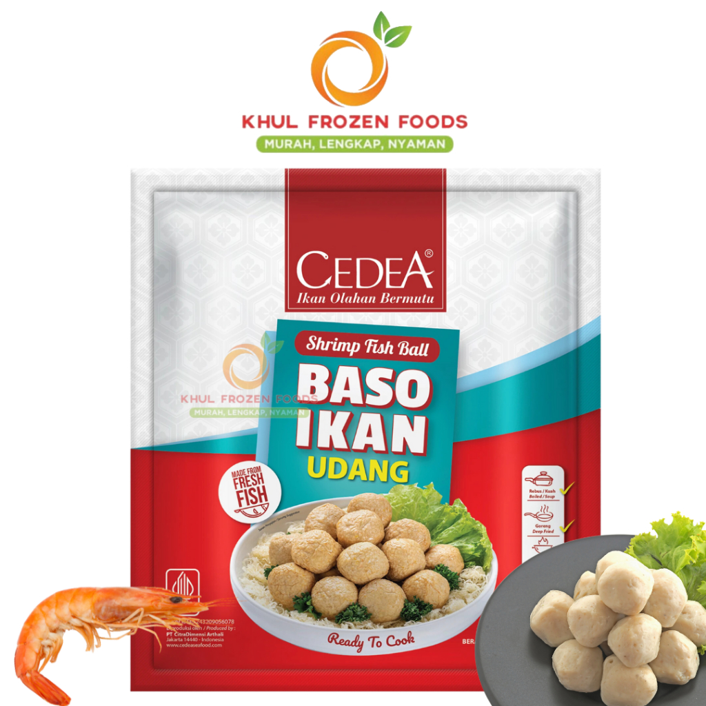 

Cedea Bakso Ikan dan Udang 500Gr