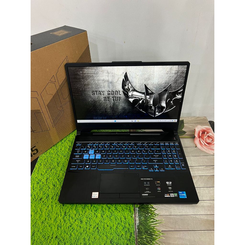 ASUS TUF F15 FX506HC i5-11400H Ram 8/512 SSD Win.11+OHS RTX 3050 MULUS