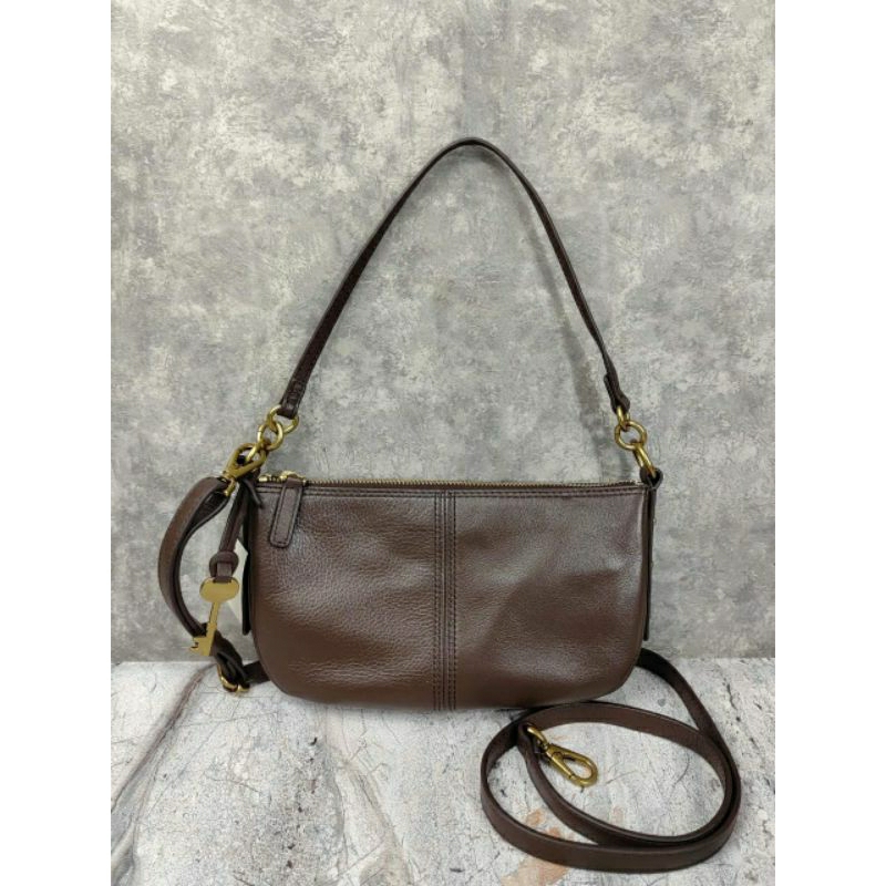 fossil jolie baguette espresso