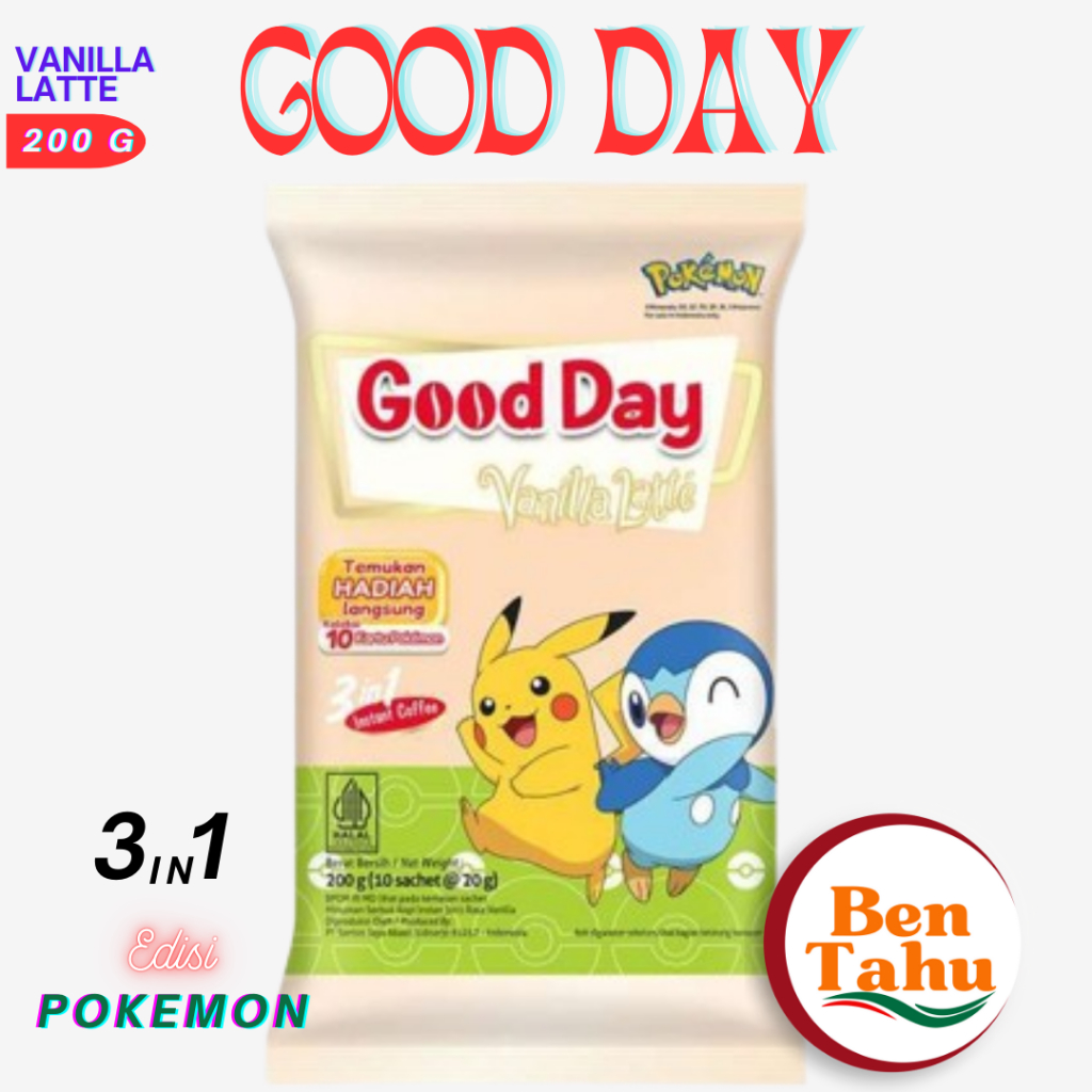 

KOPI Good Day Vanilla Latte Pack Sachet - Kopi Promo Renceng