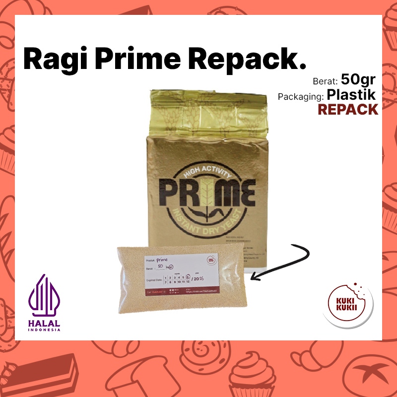 

Ragi Prime 50gr REPACK | Dry Yeast Instant Prime 50 gram REPACK