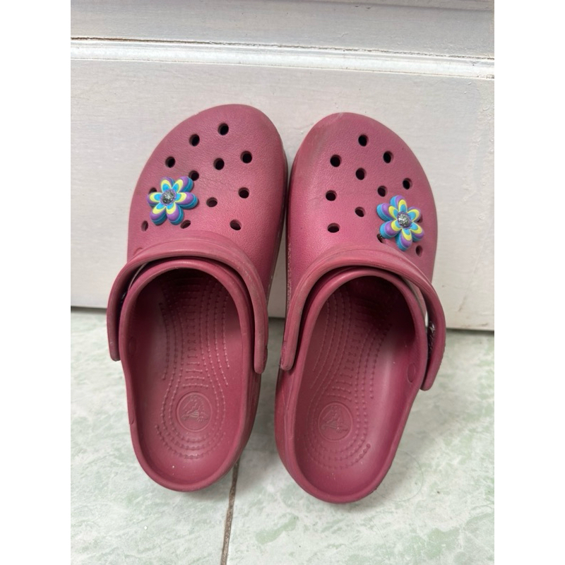 preloved Crocs original free jibbitz