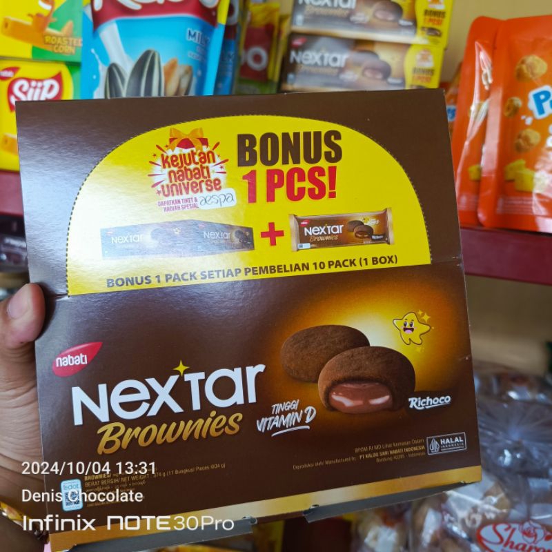 

Nextar Brownies Coklat 1box isi 10pcs