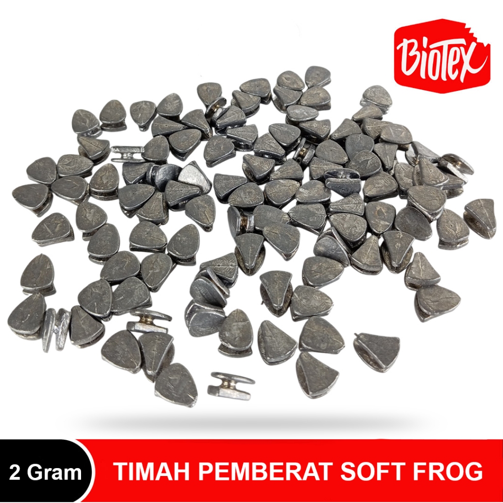 Timah Pemberat Soft Frog Berat 2 Gram