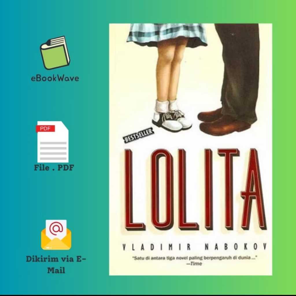 

Lolita by Vladimir Nabokoy Book BEST SELLER (Bahasa Indonesia)