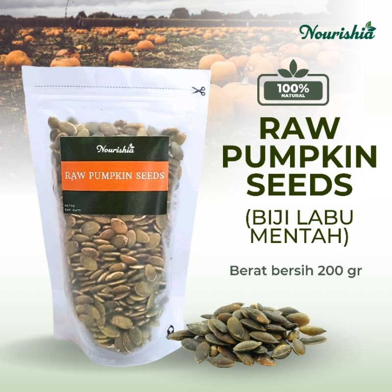 

Raw Pumpkin seeds 200gr / biji labu mentah 200gr