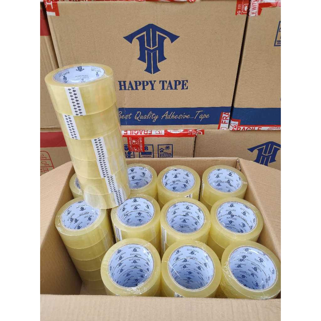 Lakban Bening / Coklat 48mm x 100yard ( 1 Dus )