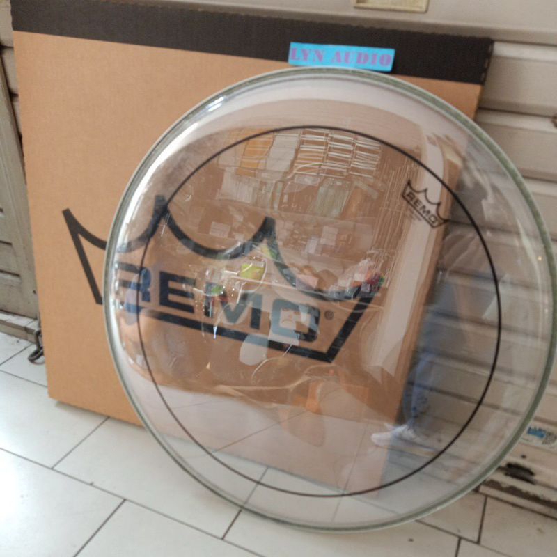 Remo 22" Pinstripe Clear Bass Drum Head (PS-1322-00)