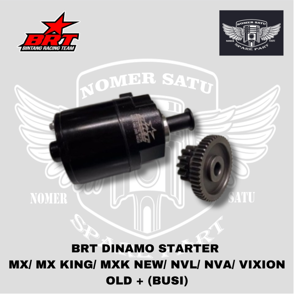 BRT DINAMO STATER STARTER BORE UP 300CC JUPITER MX KING WR R15 NVA NVL XABRE VIXION OLD ORIGINAL BRT