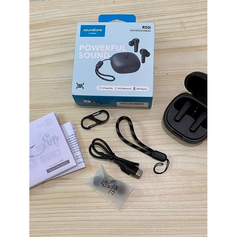 PRELOVED ANKER SOUNDCORE R50i TWS TRUE WIRELESS EARBUDS