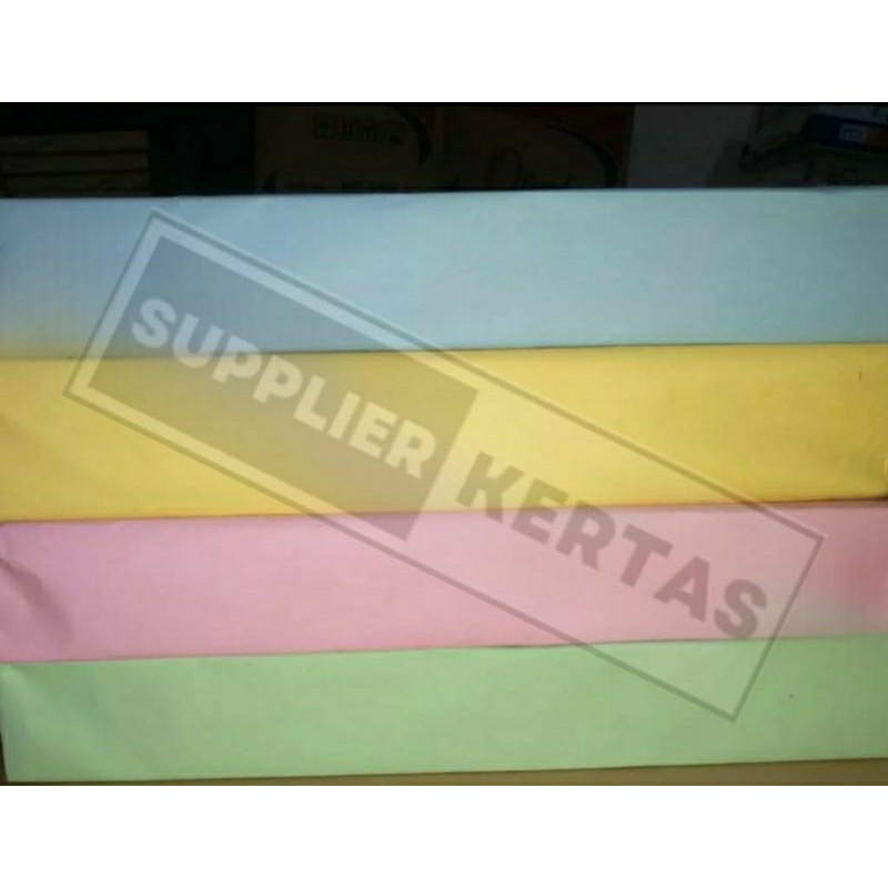 

Kertas HVS Warna F4 70 gr isi 500 Lbr/ Pink/ Hijau/ Biru/ Kuning
