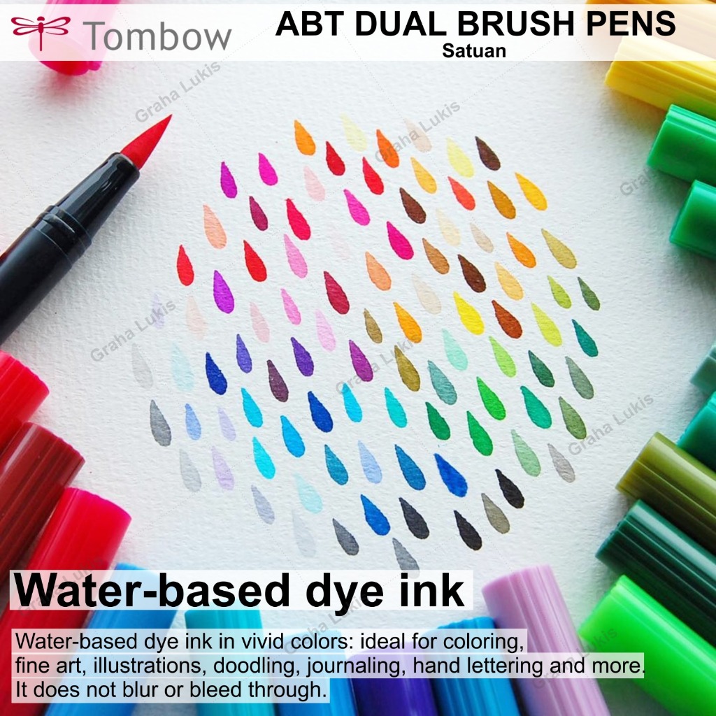 

Tombow Dual Brush Pens ABT - SATUAN Buy 2 Get 1 ABT Pro