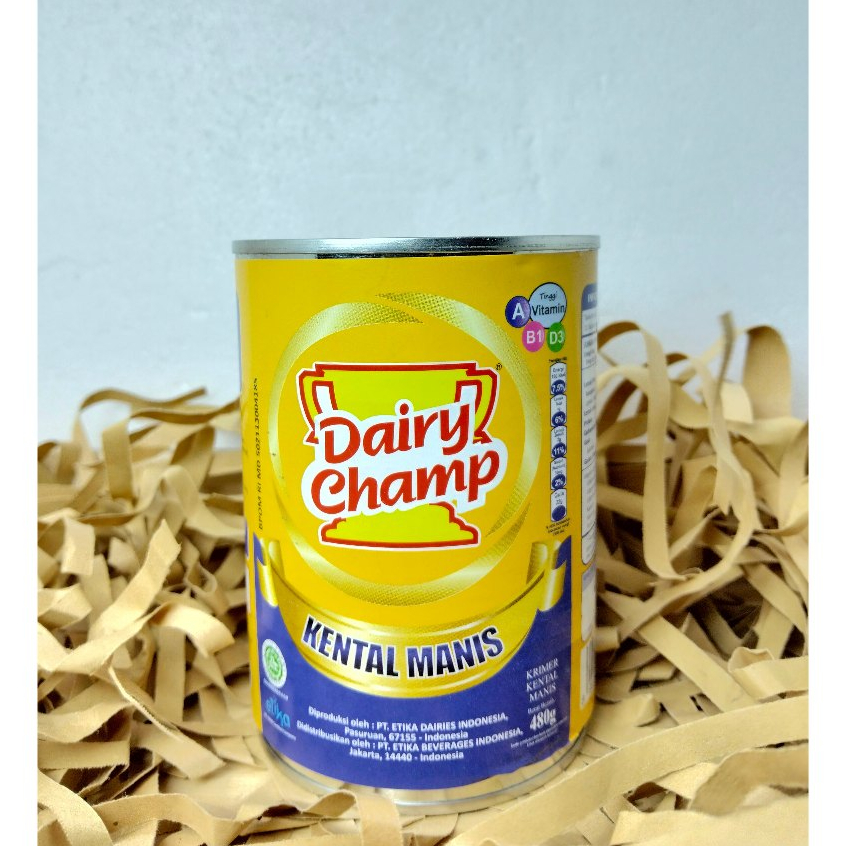 

Susu Kental Manis Susu Krimer Dairy Champ 480gr Susu Kaleng SKM Dairy Champ 480gr